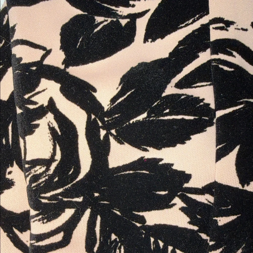 Enfocus Studio Black Floral Appliqué Fit & Flare Dress on Blush 10 NWT - Picture 8 of 12